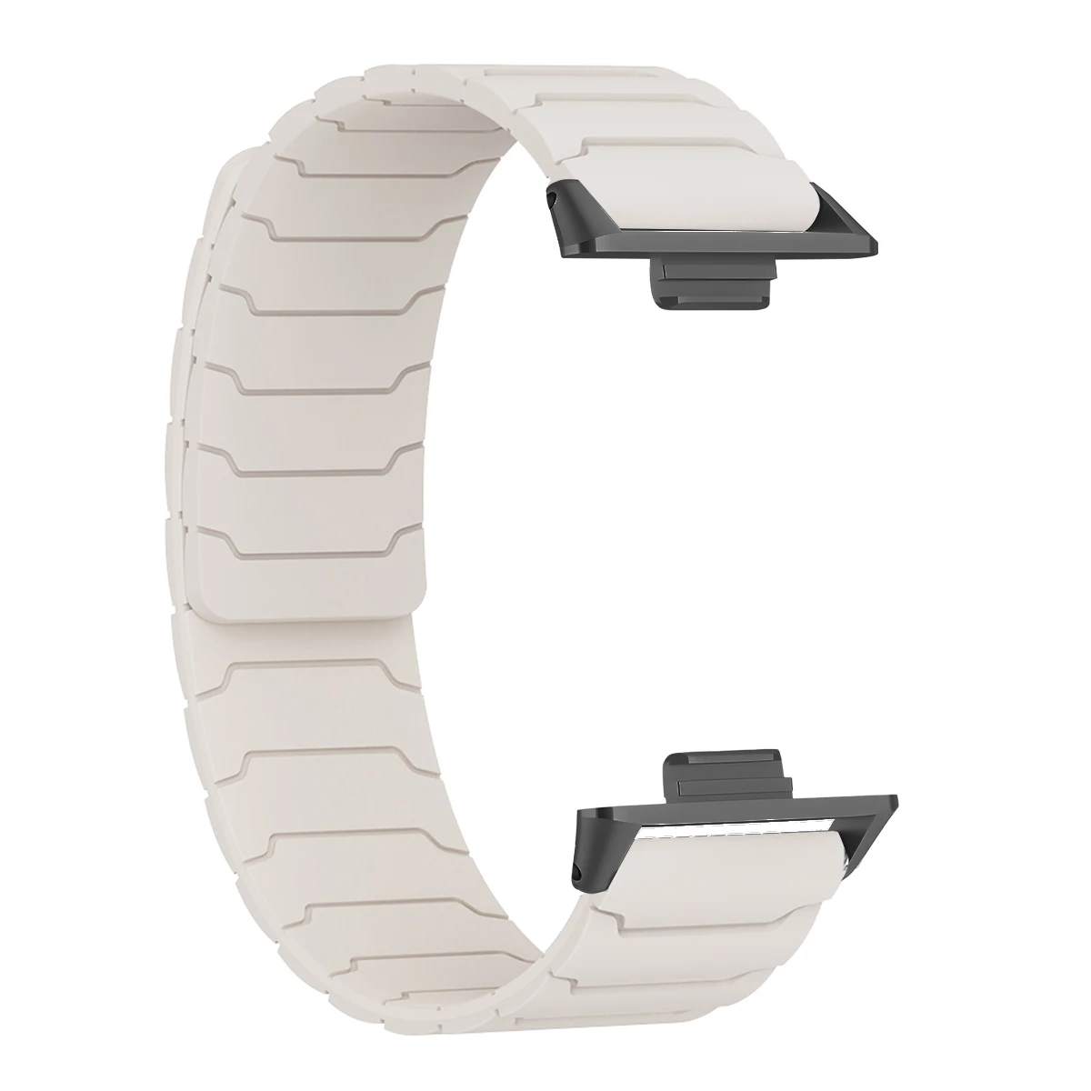 ตัวเลือกสินค้า สายซิลิโคนแม่เหล็กสำหรับ Mi Band 9 Pro 8 Pro รัดข้อมือระบายอากาศได้