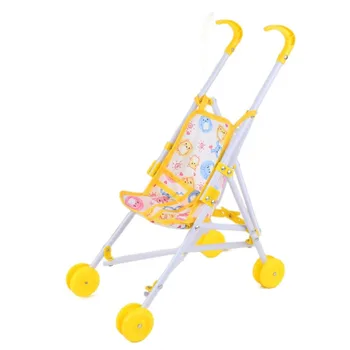 Passeggino Interattivo Trendy per Bambole, Giocattolo Stabile in Plastica per Bambini e Bambine
