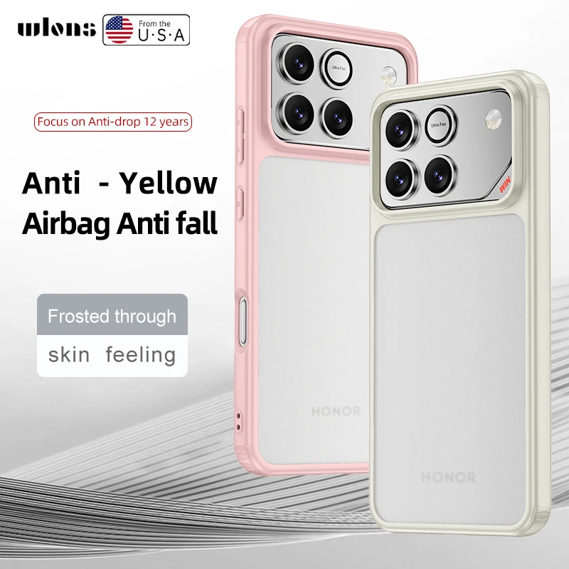 Frosted Hard PC Shockproof Camera Protection Translucent Phone Case