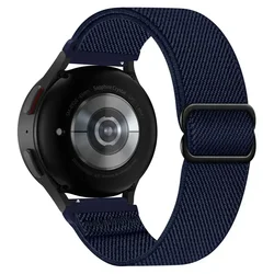 Versatile 22mm Nylon Loop Watch Strap in Stylish Design for 22mm (Midnight Blue)