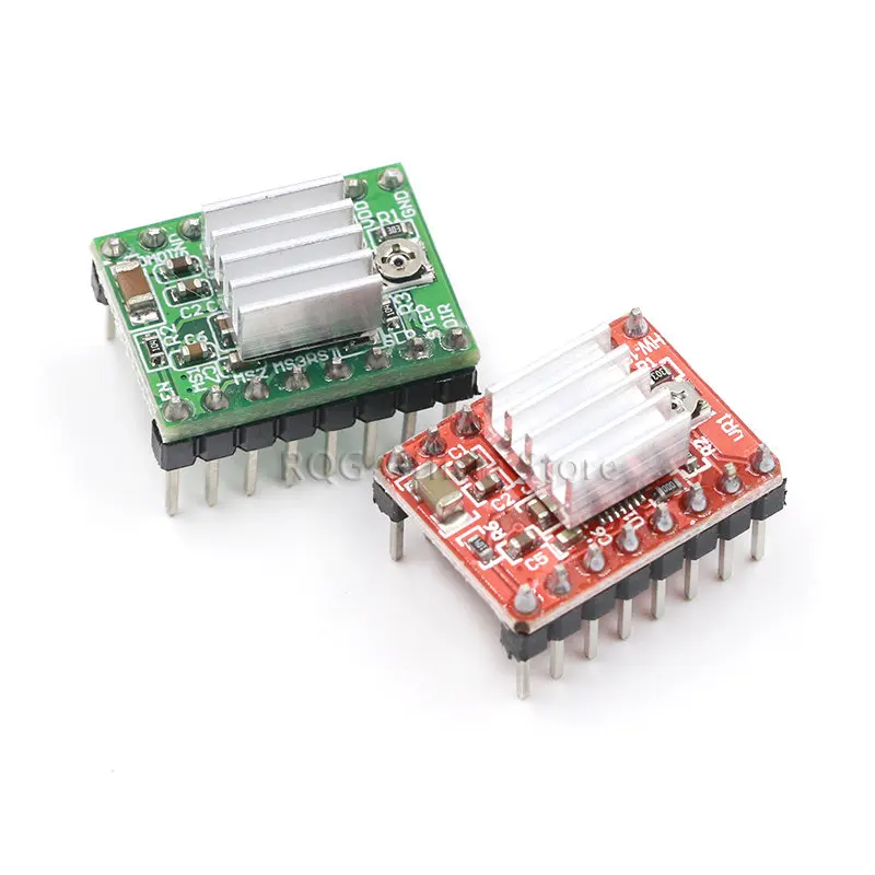 Description Picture 4 of itemCNC 3D Printer Parts Accessory Reprap pololu A4988 Stepper Motor Driver Module with Heatsink for ramps 1.4 for arduino