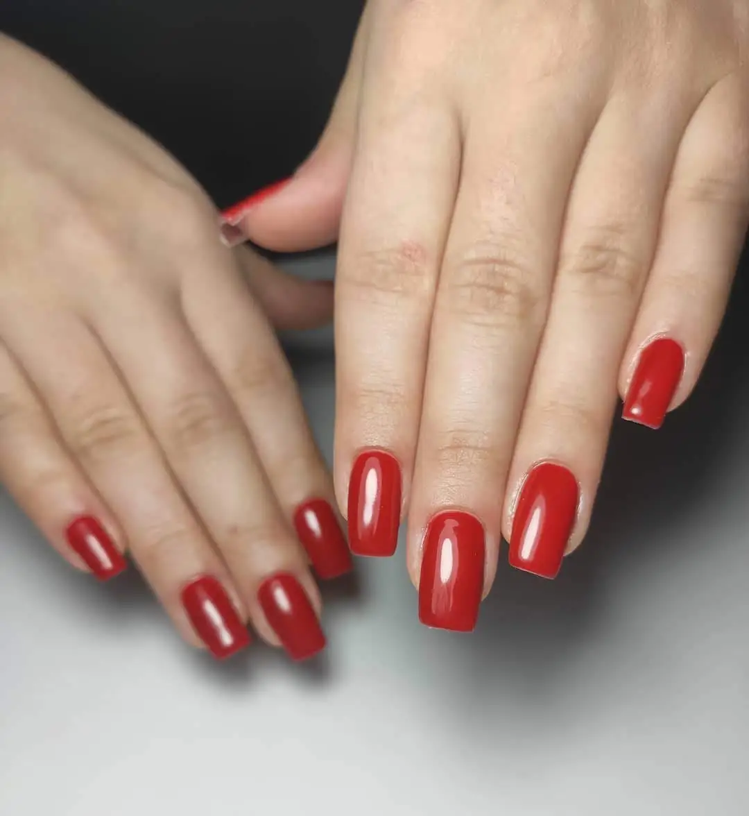 ROSALIND 4PCS Gel Polish Set 7ml Soak Off Nail Gel Red Series Shiny Bright For Nail Art Design LED/UV Lamp Need Base Top Gel 6