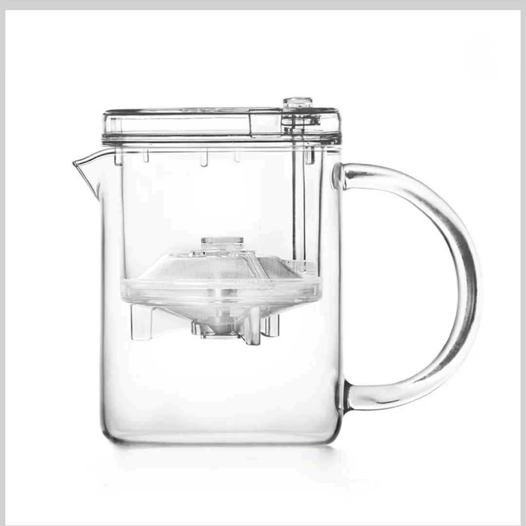 Heat-resistant Glass Cup 350 Ml Fission Style Tea Cup Exquisite Tea Filter A Pot of Soup