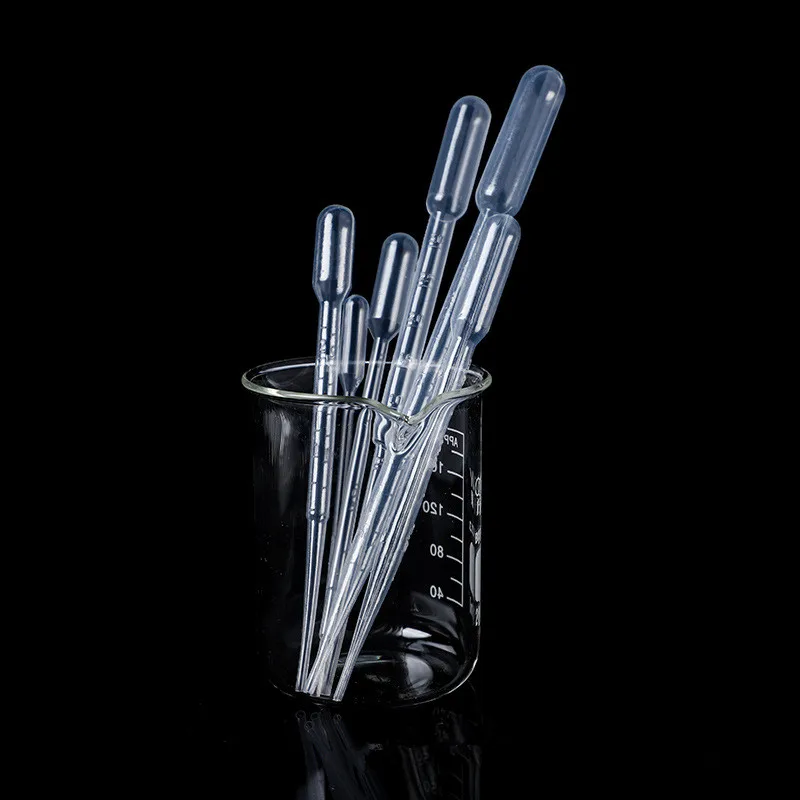 

100Pcs/bag 5ml Transfer Pipettes Plastic Transparent Pipettes Disposable Safe Eye Dropper Transfer Dropper