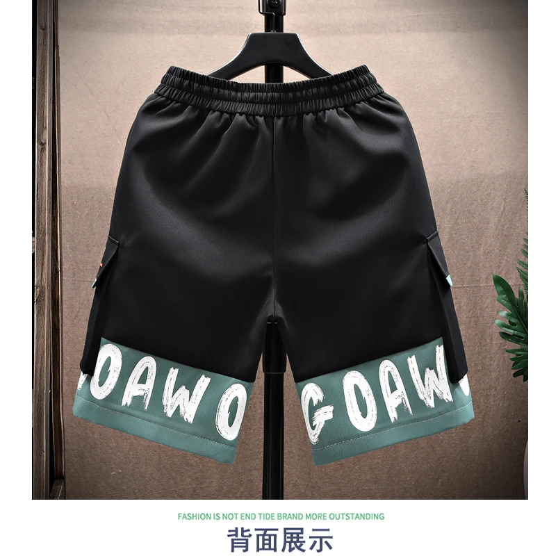 Modische Herren-Freizeitshorts 2026 Sommer Streetwear Fünf-Cent-Hose Jugend Outdoor-Sport Lose Elastische Taille Jogger Cargo-Hose – Detail 14