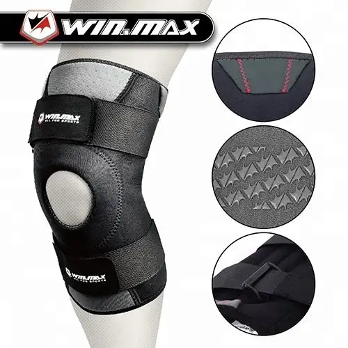 WIN.MAX Adjustable Knee Support Brace Sleeve Waterproof Relieve Arthritis Meniscus Tear Open Patella Stabilizer Adult Protector knee support