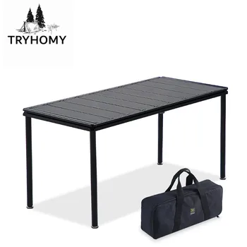 Tryhomy 캠핑 IGT 테이블, 휴대용, 무료 조합 테이블, 야외 접이식 테이블, 피크닉, 경량 알루미늄 합금 테이블, 신제품