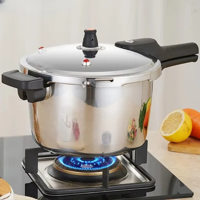 Barton 6Qt Pressure Canner w/Release Valve Aluminum Canning Cooker Pot Stove Top Instant Fast Cooking 4