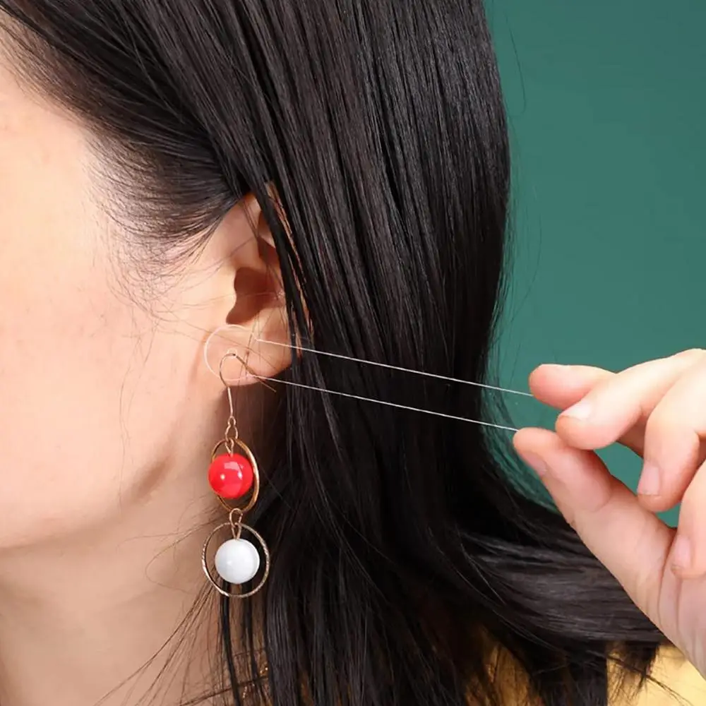 Transparent Acrylic Earring Try On Stick Ear Studs Trial Display Storage Holder Rack Tasting Earrings Retail Tool Jewelry Try On