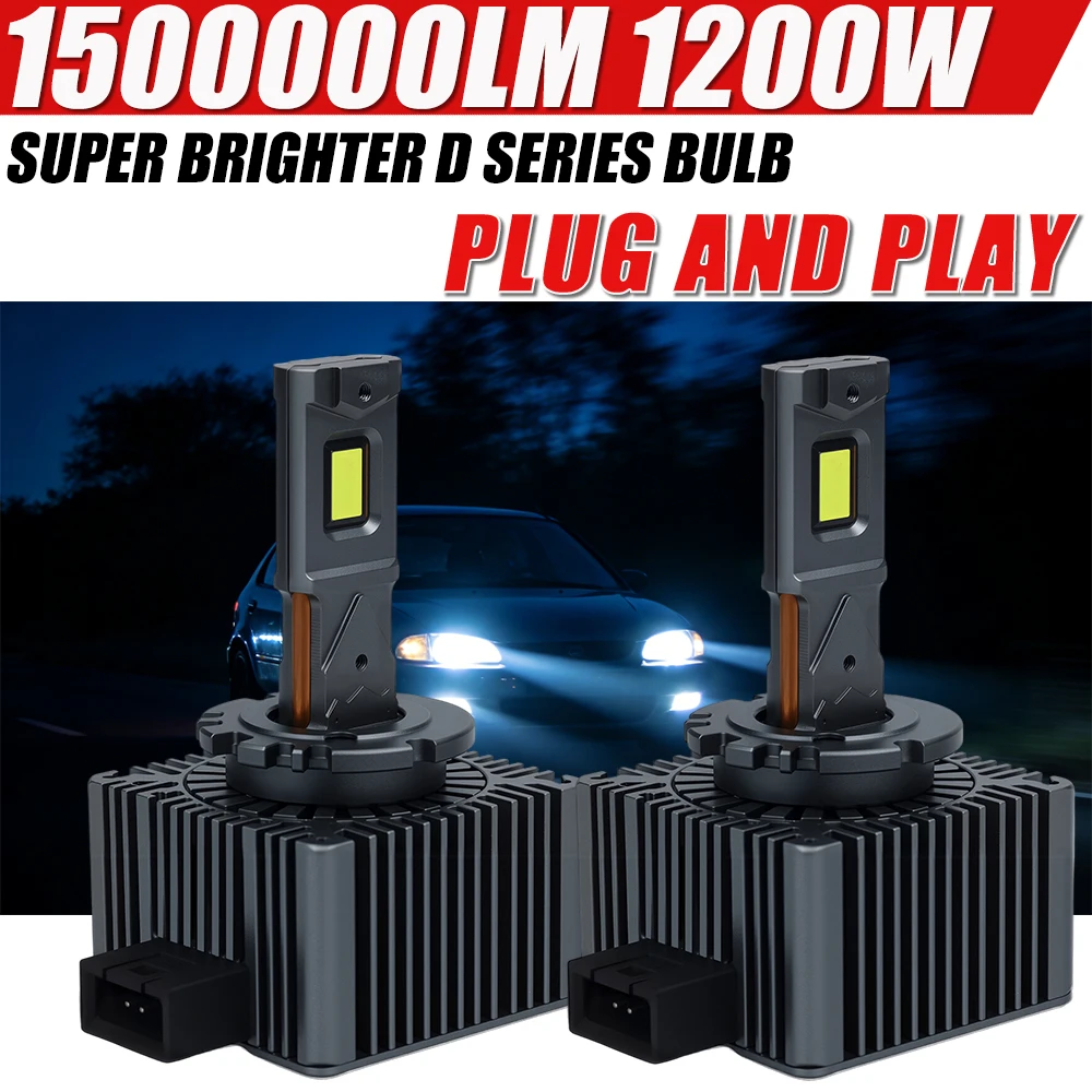 D1S D3S D2S D4S D8S LED 전구 초고휘도 자동차 헤드라이트 강력한 CANBUS 9057 CSP 제논 HID 자동차 라이트 대체 LED 헤드램프 12V