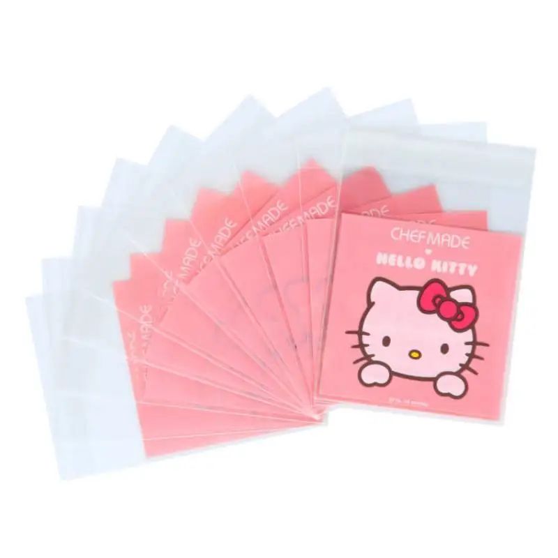 

50Pcs Cute Hello Kitty Packaging Bag Self Sealing Bag Toy Jewelry Student Storage Box Women Accessories Wholesale Birthday Gift