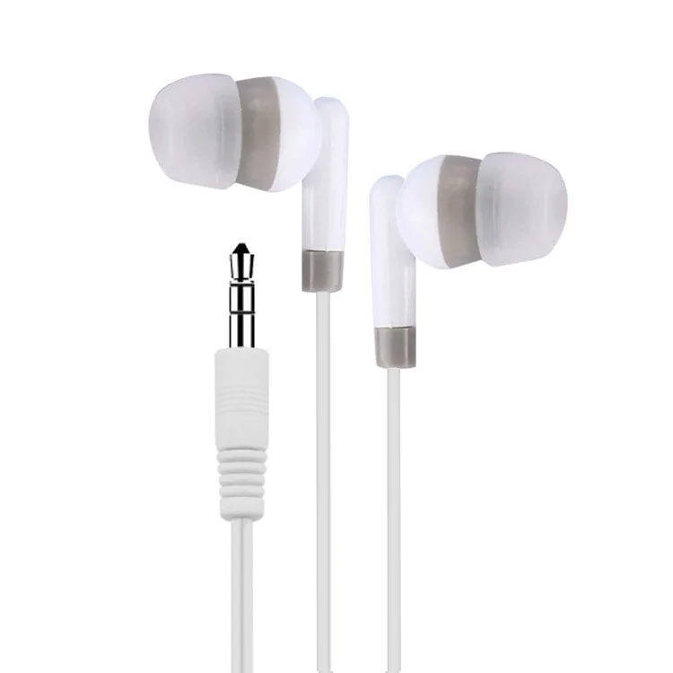 

500pcs/lot Disposable Earphones Headphone Earphone for Bus Train Plane One Time Use for Museum Library Company Gift cheaper