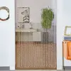 1*2M Beaded String Curtain Door Curtain Beads Thread Tassel Curtains Window Wall Panel Room Divider Doorway Home Wedding Decor 4