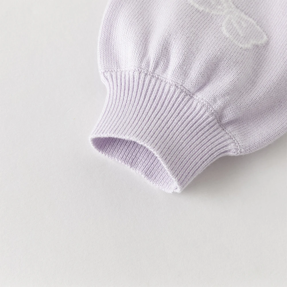 데이브 벨라 여아용 가디건 스웨터 가을 봄 순면  달콤하고 귀여운 코트 니트 스웨터 아동복 DB1261015