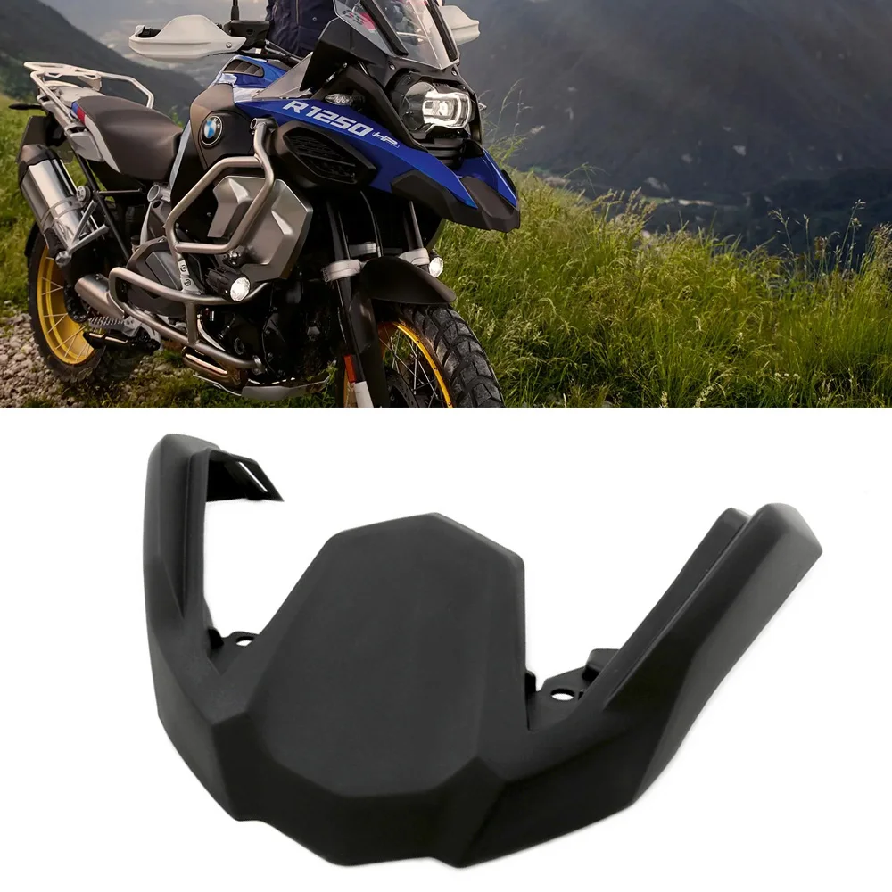Front Wheel Fender Beak Lip Extension Cowl Nose Cone Cover Black For