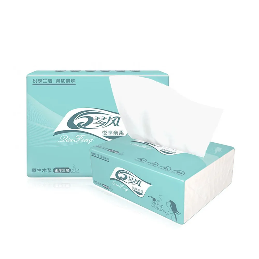 Disposable Face Towel Soft Facial Tissue Pumping Paper Home Restaurant Paper Draw Napkin Log Toilet Facial Tissue