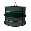 8 Layer Drying Net For Herb Fish Hanging Basket Folding Dry Rack Herb Dryer Bag Stainless Steel+Mesh Cloth 2