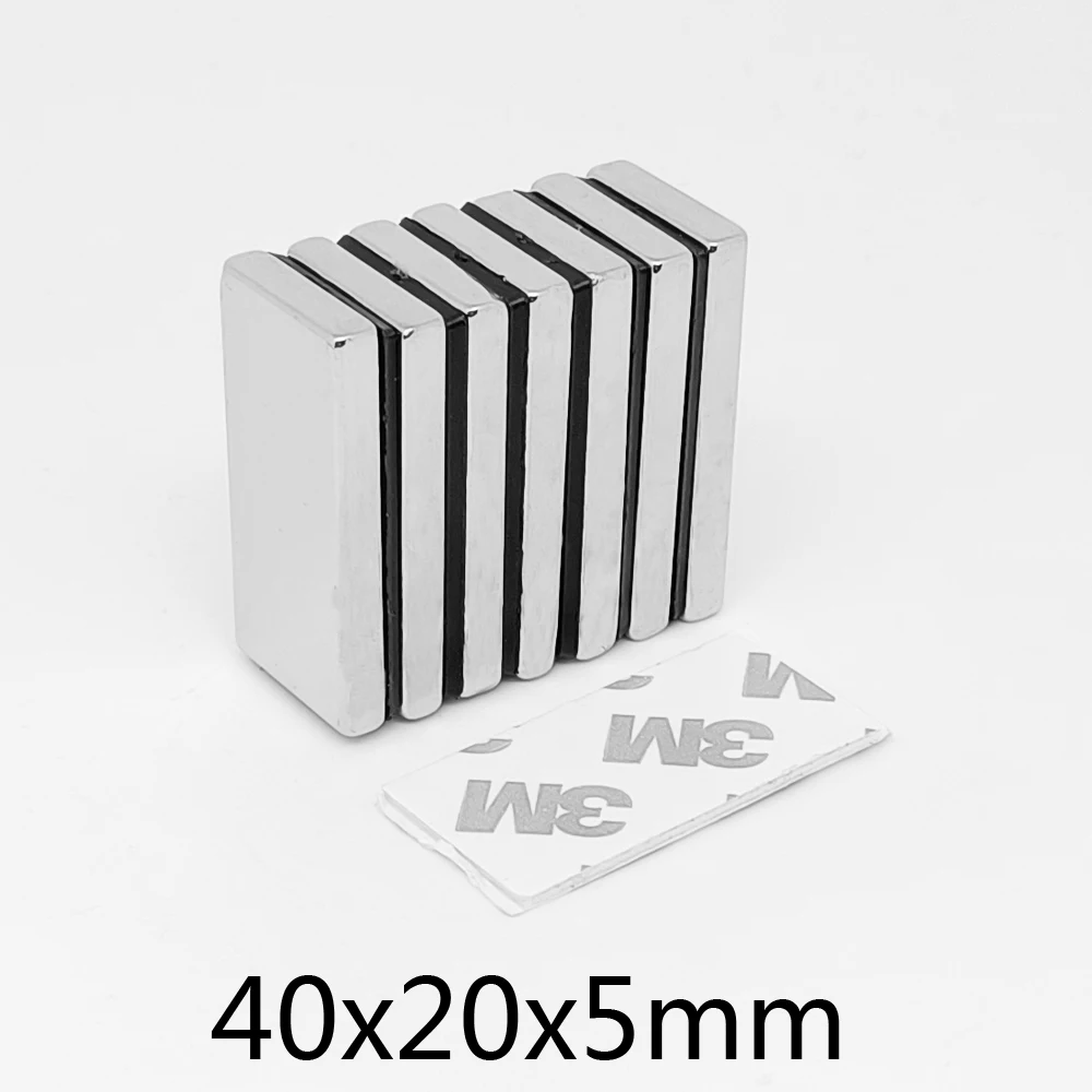 5/10/15/20X Super Strong Rare Earth Magnets Neodymium Block Magnet 20x10x2mm 