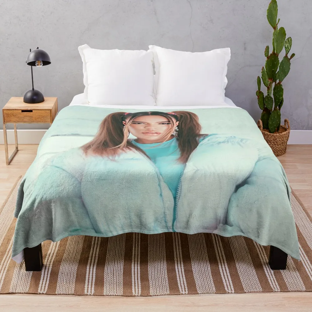 

KAROL G Throw Blanket Luxury Blanket Personalized Gift Picnic Blanket Sofa Throw Blanket Multi-Purpose