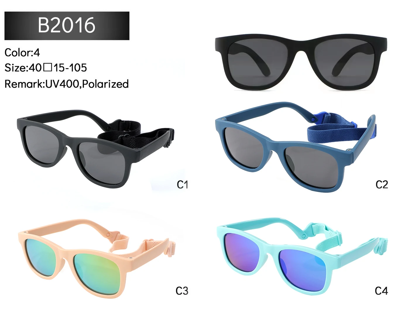 0-24 monate Baby Polarizrd Sonnenbrille mit Gürtel Hohe Qualität Platz  Silikon Rahmen Gespiegelte UV400 Objektiv Brillen für Jungen mädchen -  AliExpress