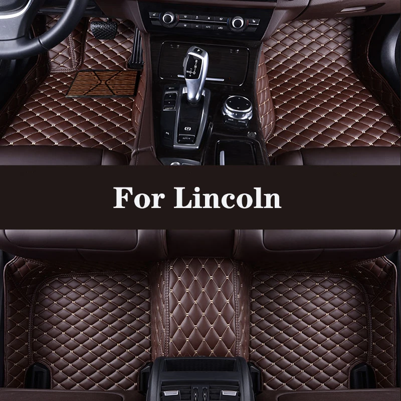 

HLFNTF Full surround custom car floor mat For Lincoln MKX 2015-2019 waterproof car parts car accessories Automotive interior