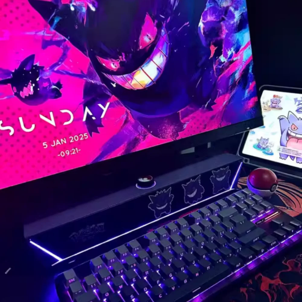 Pokemon Pikachu Speaker Anime Gengar Computer Stereo Music Games