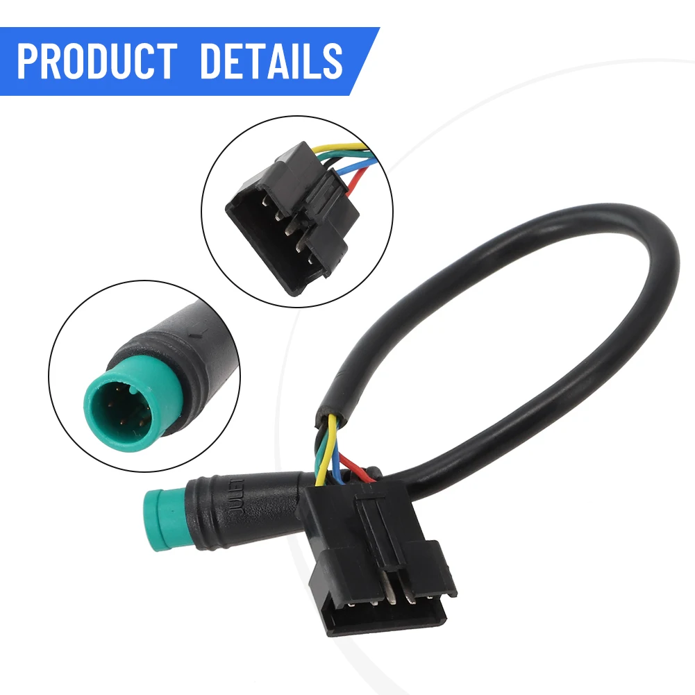 

Extension Cable Adapter Cable Electric Bicycle Extension Cable Adapter Waterproof SM Connector Converter for KT Display