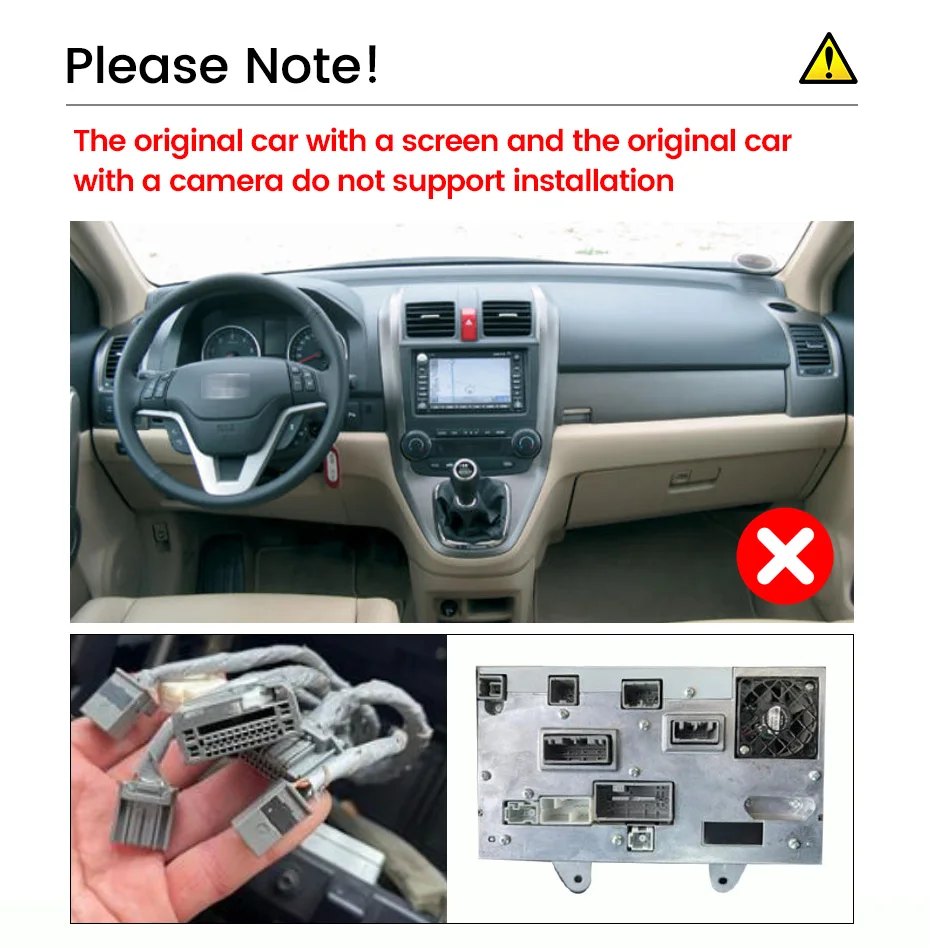 DUDUAUTO Android 13 Carplay Auto Radio Für Honda CR-V 3 RE CRV 2007-2011 Auto Multimedia Video Player 2Din Navigation GPS Monitor – Detail 3