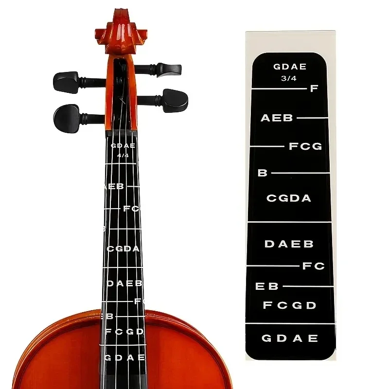 Violin Fretboard Stickers 1PC 1/4 4/4 4/3 1/8 Violin scale stick bitmap scale without leaving glue beginner violin special sticker