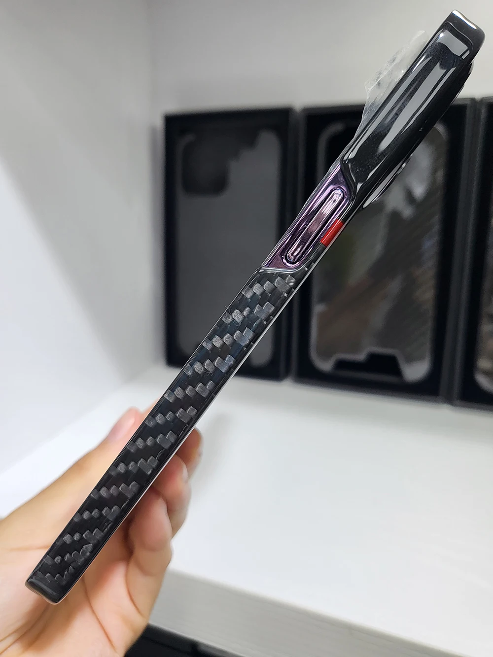 New Real Aramid Fiber Glossy Carbon Fiber Phone For iPhone 14 Pro Max iPhone14 14Pro 14Promax Case Cover