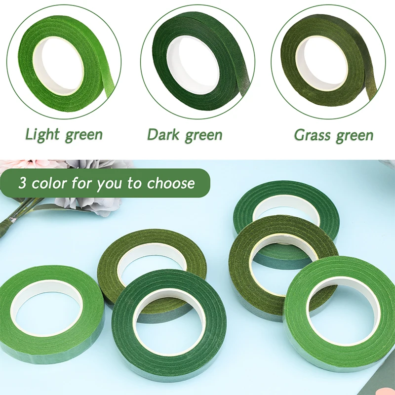 FYIF 6 Rolls Floral Tape Floral Stem Wrap Tape Stem Wrap Arranging Craft Projects Corsages for Wedding Bouquet