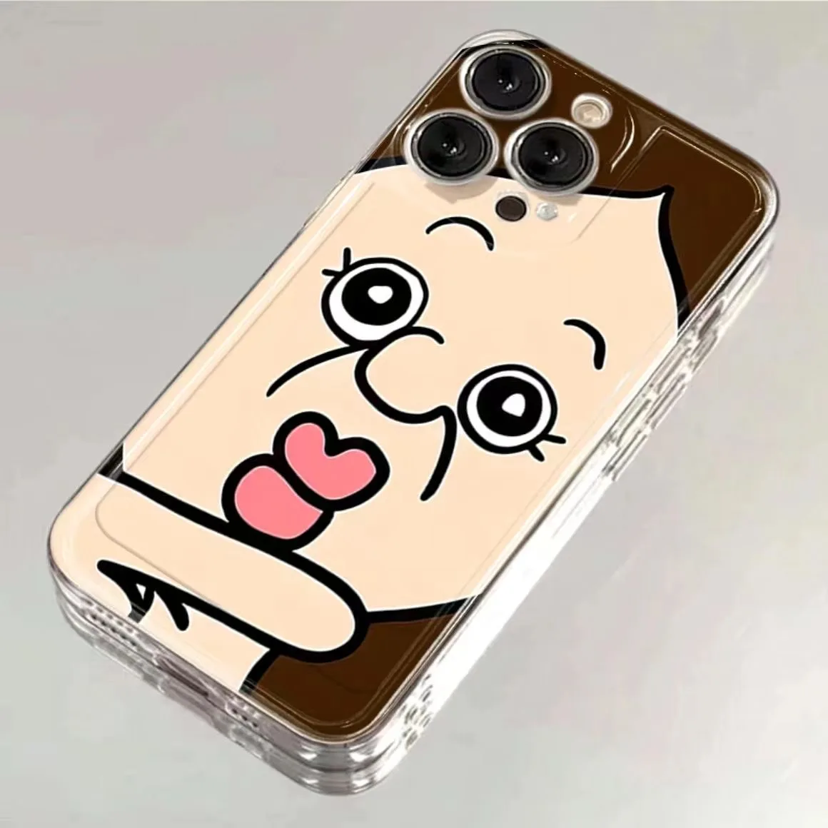 Lustige Cartoon Bang Tang Tang Paar Handyhülle für iPhone 16 15 14 13 12 11 Pro Max Mini X XS XR SE 7 8 Plus Transparente Abdeckung – Detail 6