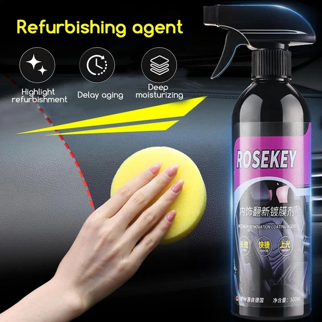 Leather Cleaner For Car Interior Car Refurbishment Cleaning Agent 500ml  Leather Conditioner Supplies Refurbishment Agent - AliExpress