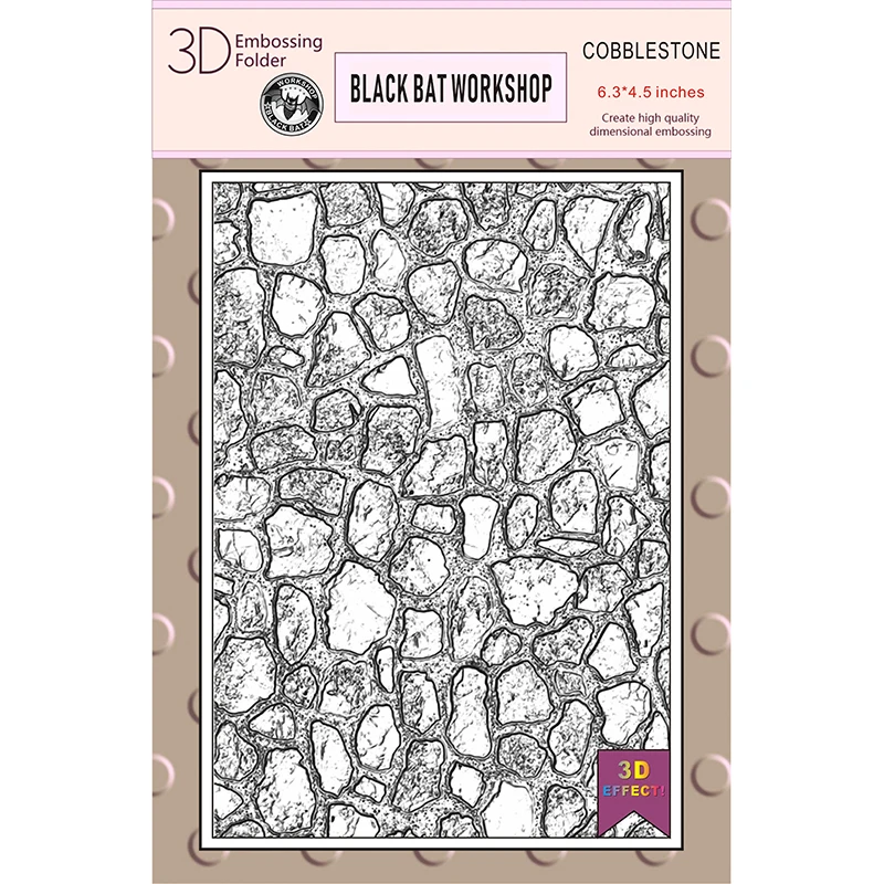 

2022 New 3d Embossed Riprap Embossed Board Is Used For Diy Embossing Process To Make Pattern Background Greeting Card Scrapbook