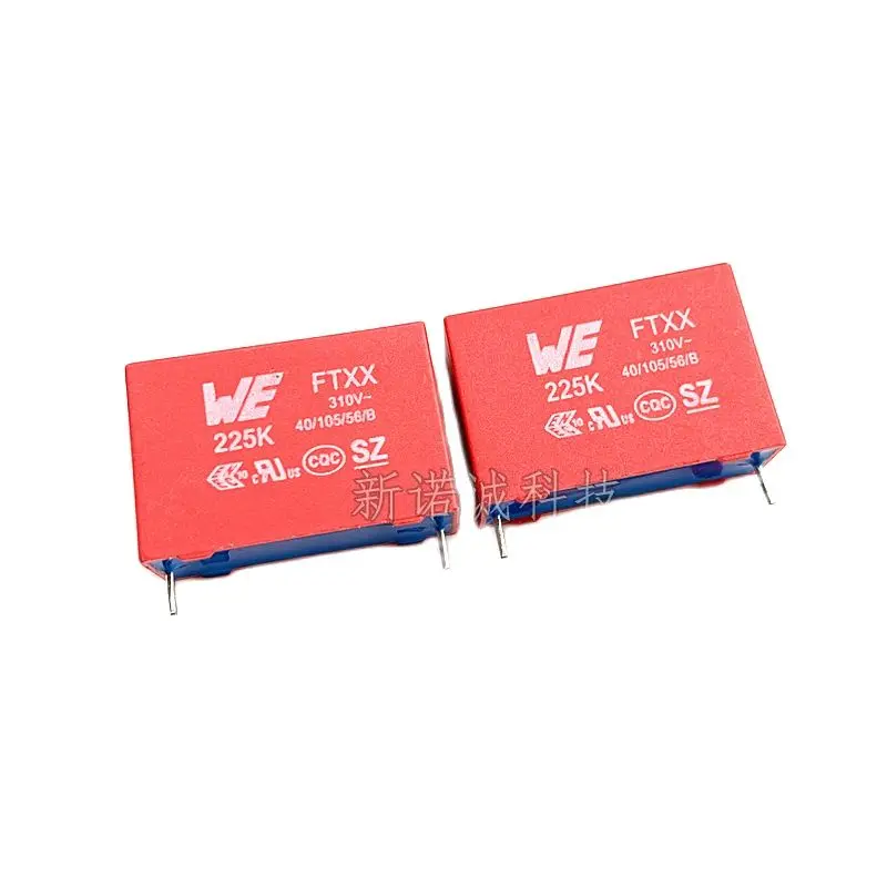 

10pcs/ WE FTXX 310VAC 225 2.2UF 310V 2U2 safety gauge correction film capacitor foot distance 27.5mm