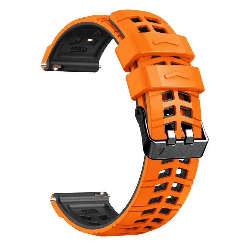 Silicone Strap 22mm Watchband - Versatile Wristband Bracelet