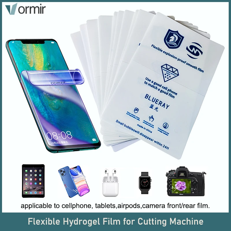 Vormir Flexible Blueray Hydrogel Film HD Matte Hydraulic Skin Sheet Cellphone Screen Protectors Tablets Film for Cutting Machine
