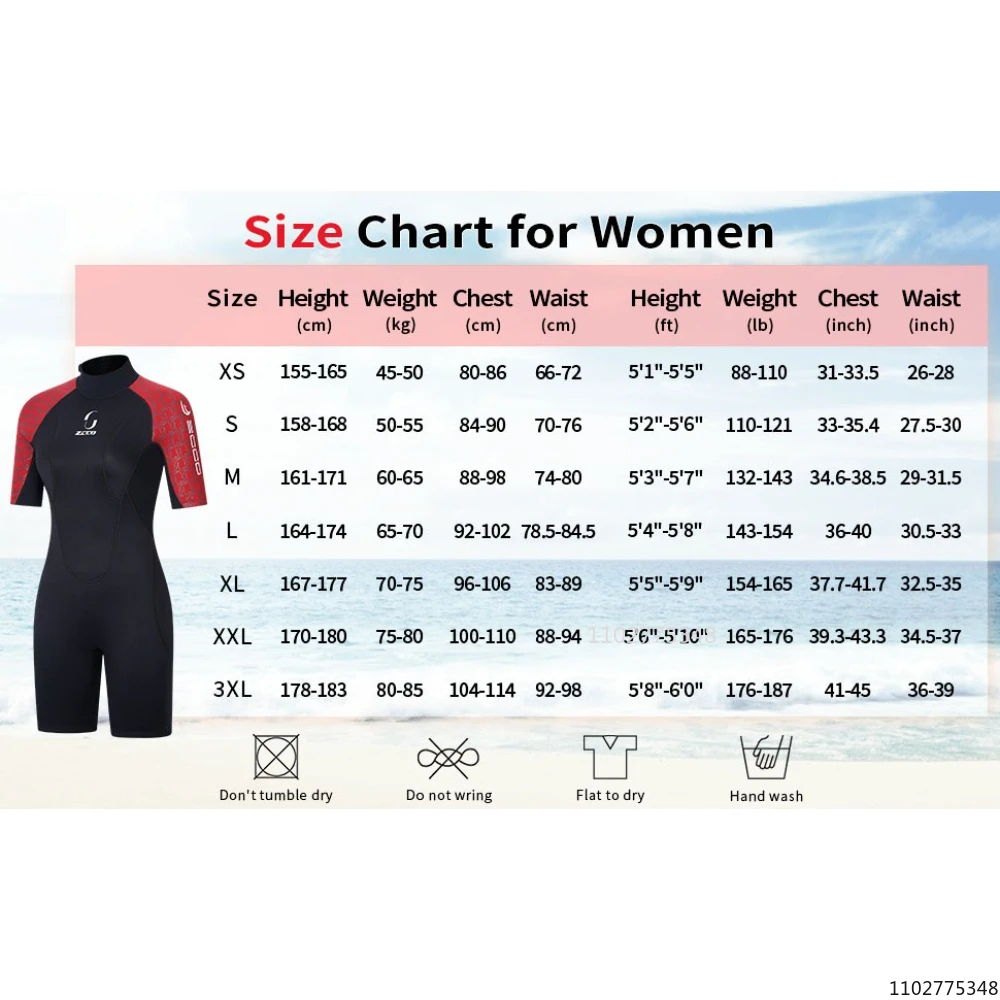 Shorty Wetsuit 3mm Men and Women Neoprene Short Sleeves Wet Suits Back Zip Surf Suit Keep Warm in Cold Water for Snorkeling