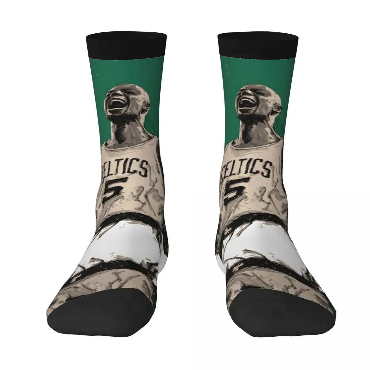 

Kevins And Garnetter KG The BIG TICKET Da Kid 2023 Basketball Stars Graphic Geek Contrast color Rucksack Compression Socks