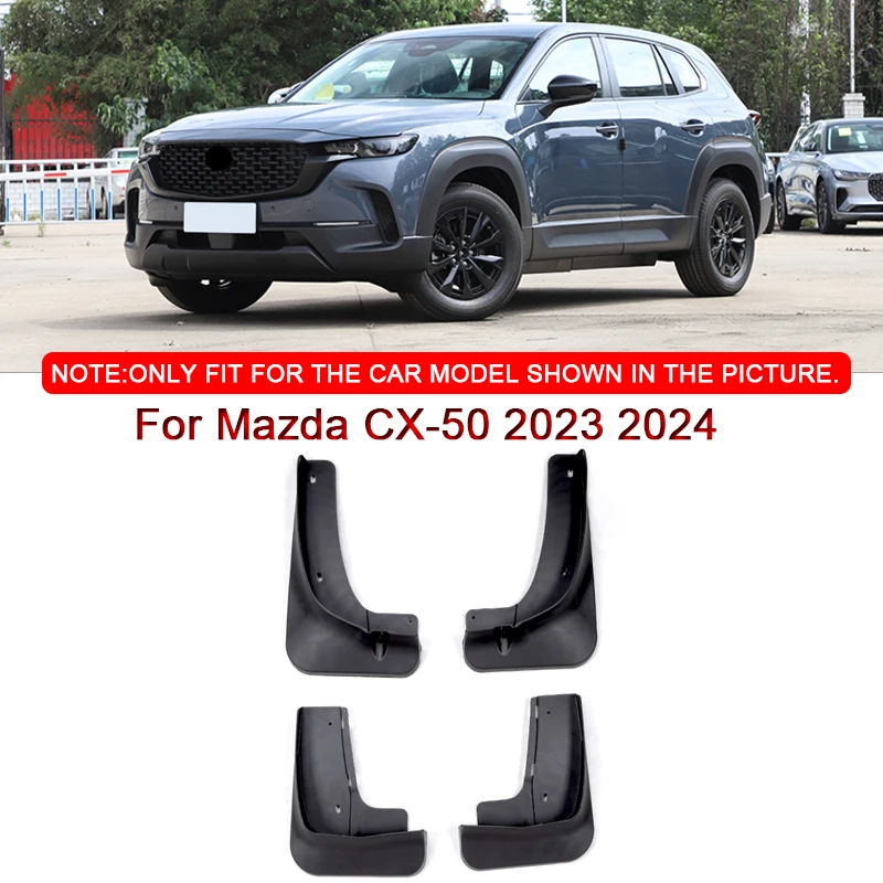 

Fit For Mazda CX-50 2023 2024 Car Styling ABS Car Mud Flaps Splash Guard Mudguards MudFlaps Front Rear Fender Auto Accessories