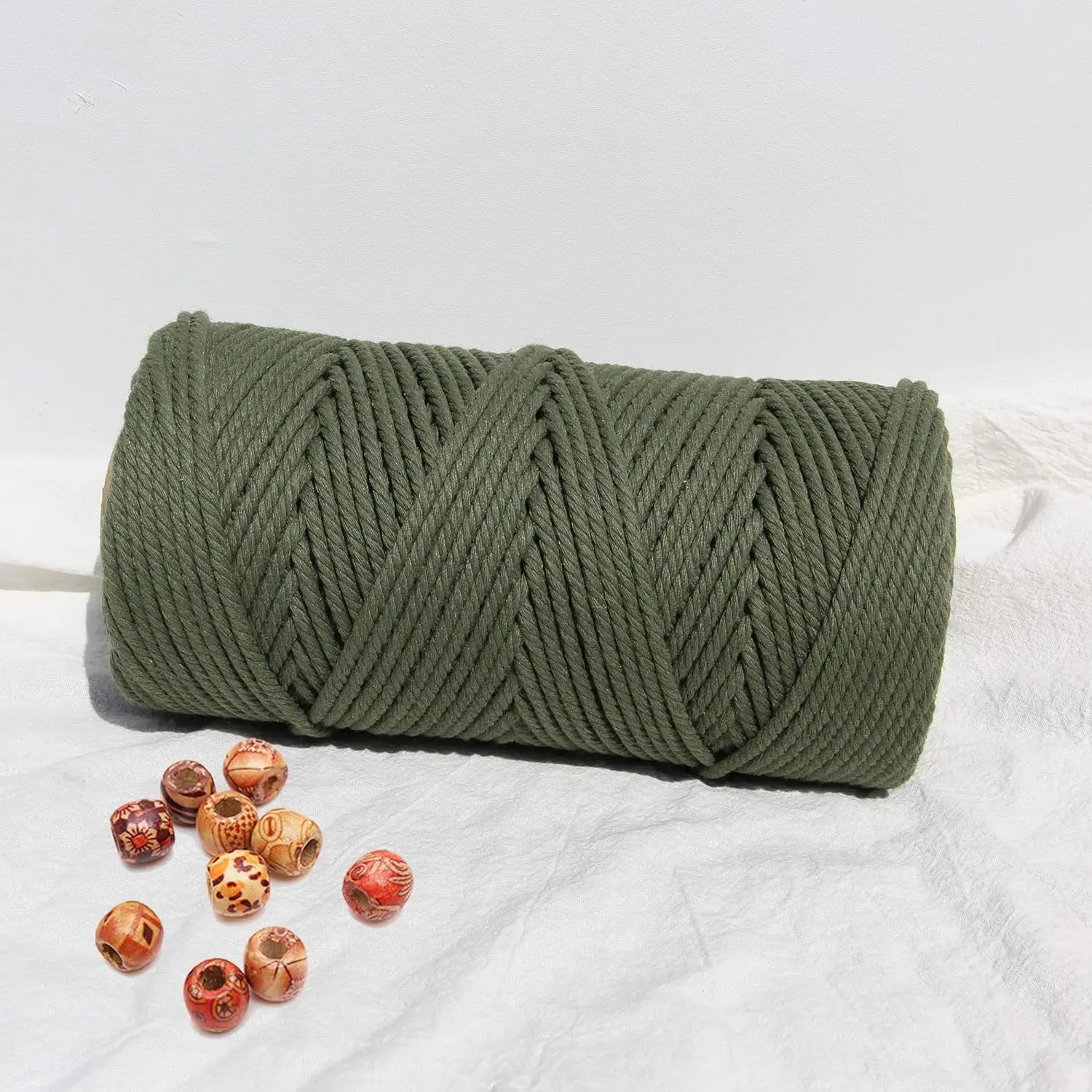 Vibrant Macrame Hand-Knitting Cotton Cord – 100m of 3mm Natural Rope for Colorful Weaving and Wall Hangings