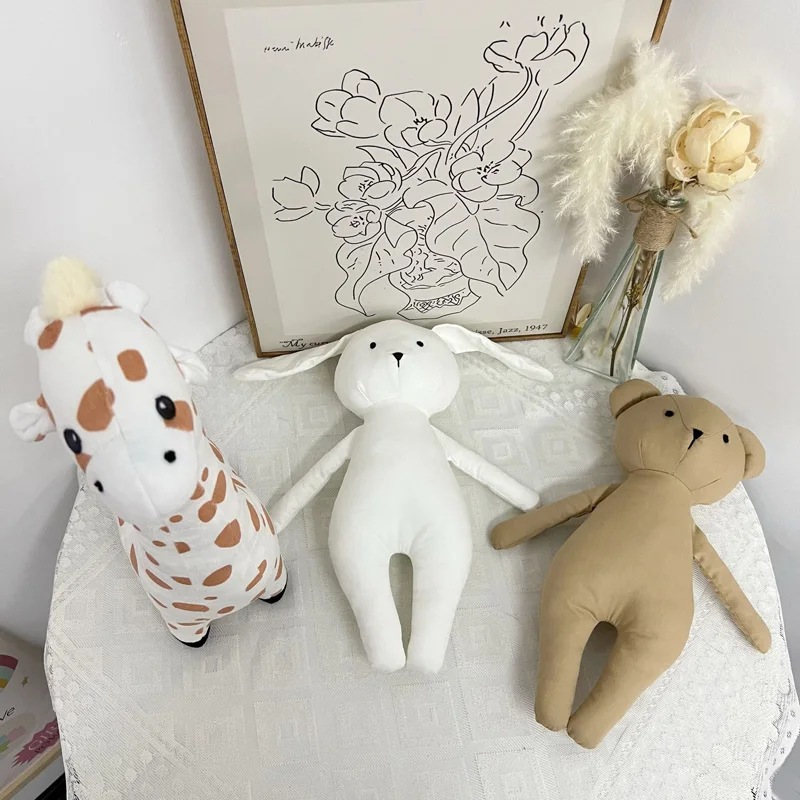 Juguete de peluche encantador de estilo nórdico, oso kawaii