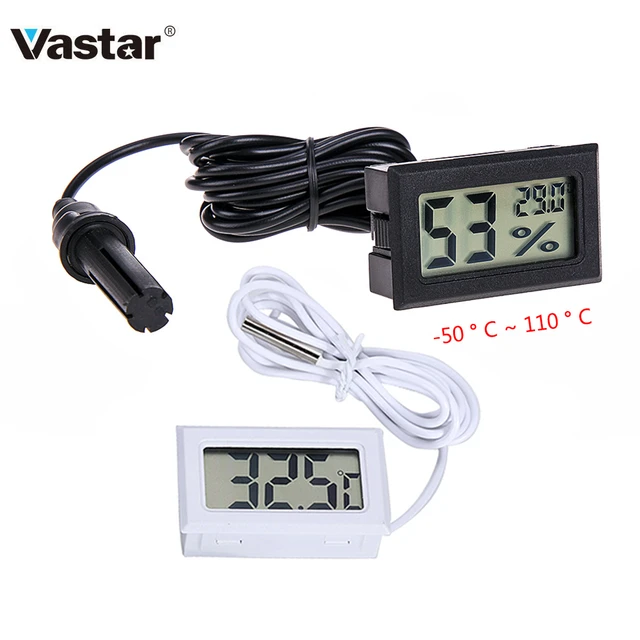 Digital Thermometer Humidity Gauge / Hygrometer (with probe)