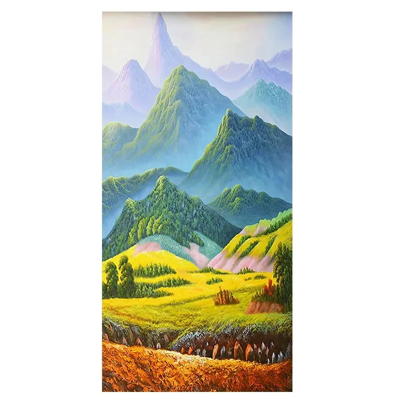 

1929611 Landscape painting hanging painting sofa background wall decoration entry porch oil paintingDecorative painting