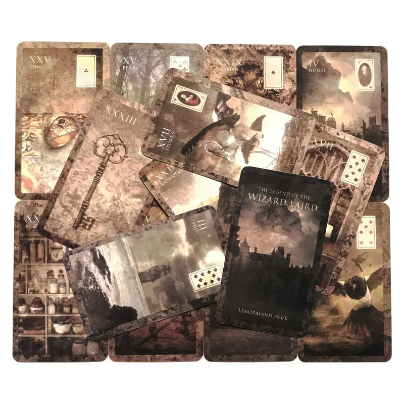 Hot sale: The Legend of Wizard Laird Oracle Tarot Card For Entertainment Fate Prophecy Divination Family Party Oracle PDF Guide 4