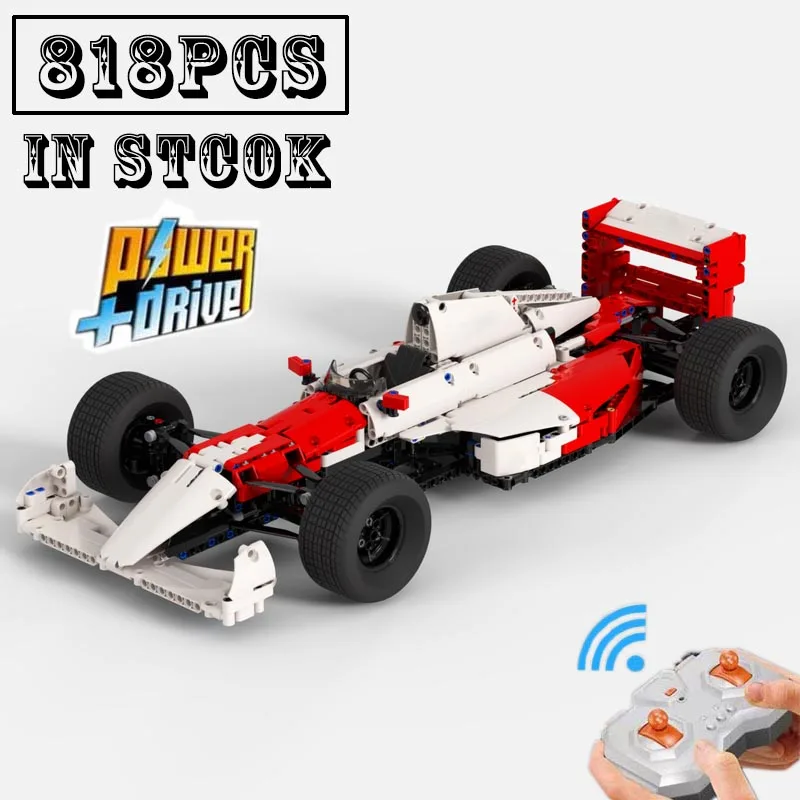 

Classic model Ayrton Senna Formula 1 Remote Control Car Model Buiding Kit Creators Block Bricks Toys for Kids Birthday Gift Boys