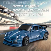 1/64 RC Car 2.4G 4WD High Speed Drift Mini Desktop Racing Car Four Wheel Drive Radio Controlled Mini GTR Racing Model Boy Toy 2