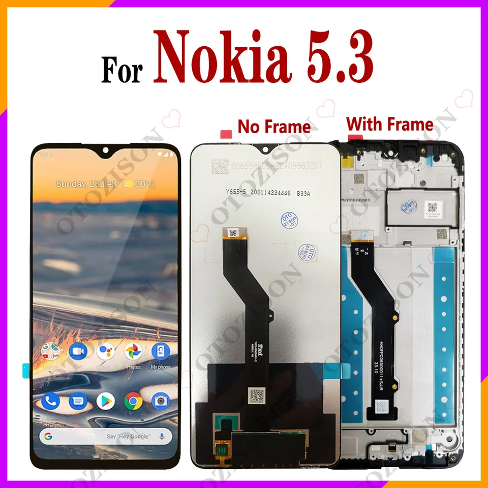 Kit Complet écran Tactile + LCD + Châssis Pour Nokia Lumia 1320 - Neuf, Couleur Noir