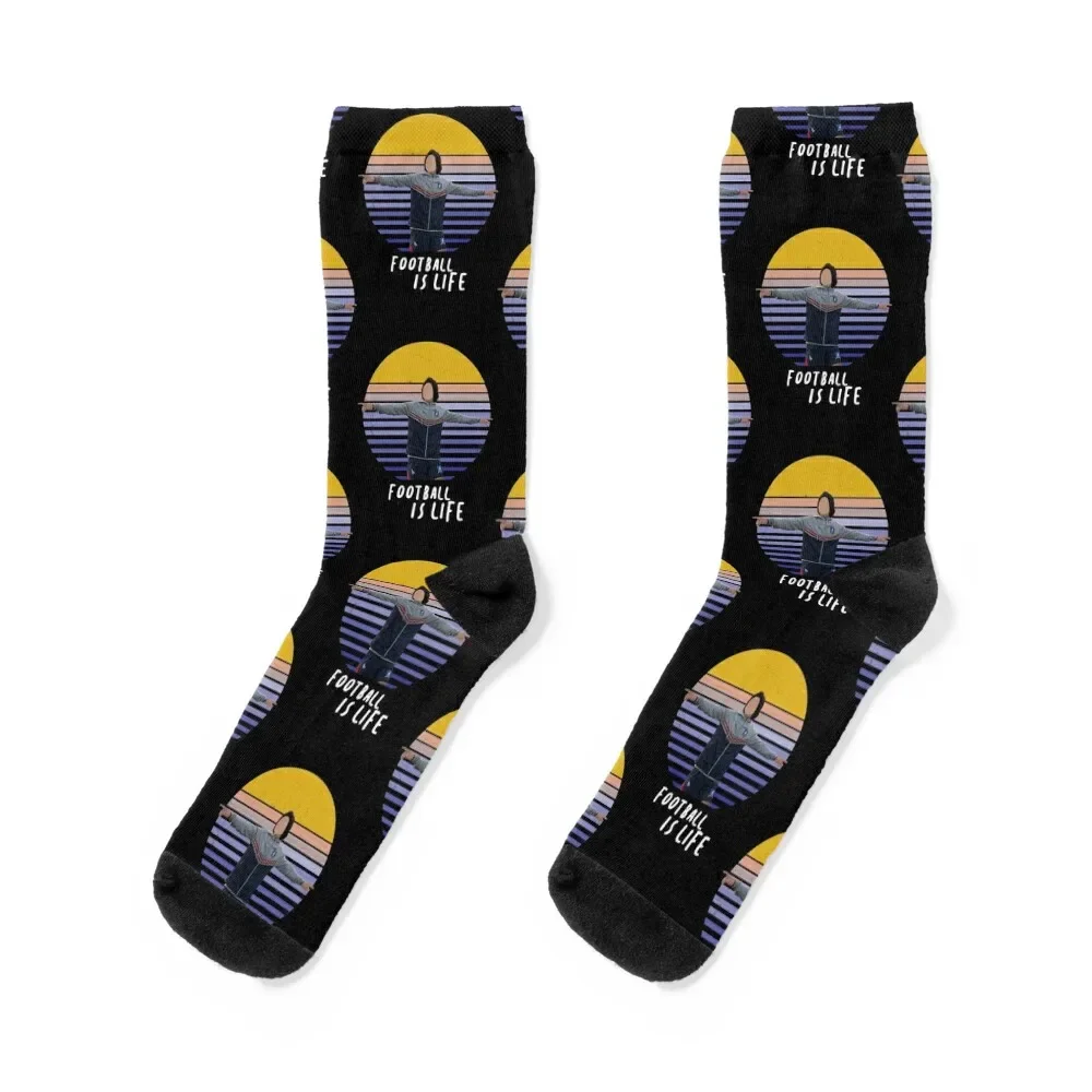 Football is life Vintage Sunset Socks fashionable compression Stockings compression Man Socks Women's vintage movie poster harry houdini in the master mystery 1919 socks compression socks women compression stockings women