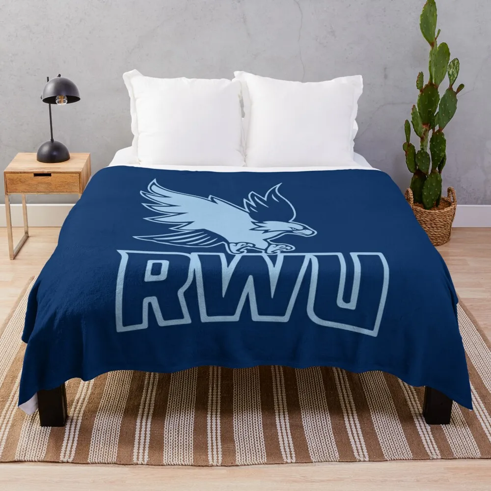 

RWU Logo Throw Blanket heavy to sleep for winter Thins Summer Blankets